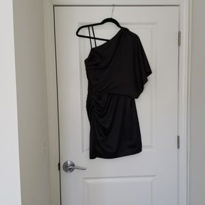 One shoulder cocktail dress